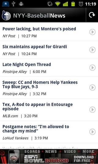 NYY-Baseball News截图3