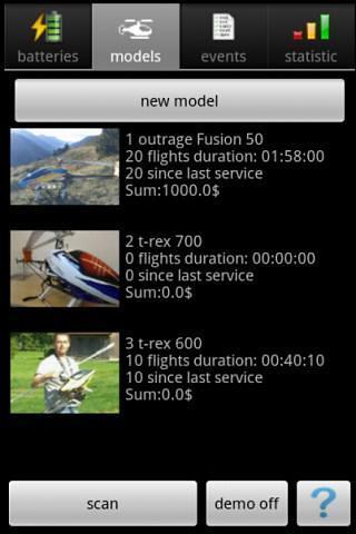 RC-Log Lipo &amp; Flightlog截图2