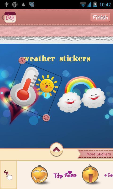 Weather Sticker Pack for Textcutie截图1