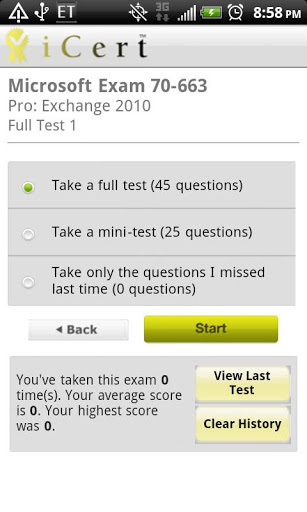 iCert 70-662 Practice Exam截图2