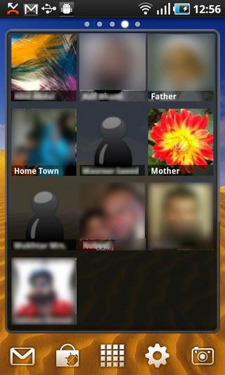 Photo Contacts Widget截图1