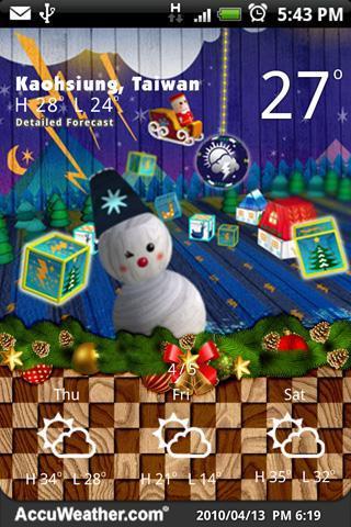 9s-Weather Theme+(庆圣诞)截图5