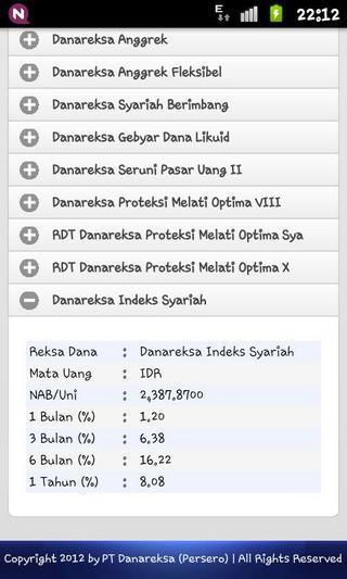 Danareksa NAB截图1