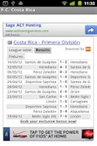 哥斯达黎加足球联赛截图2