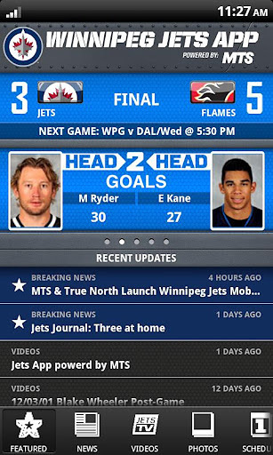 The Official Winnipeg Jets App截图1