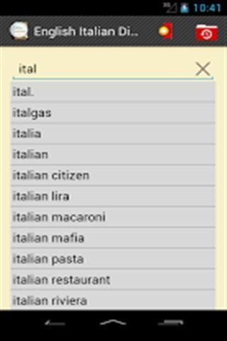 意大利语英语字典截图4