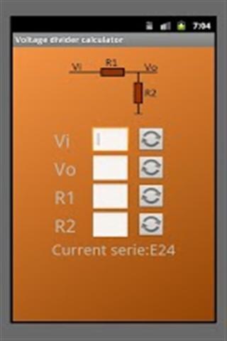 分压器计算器截图2