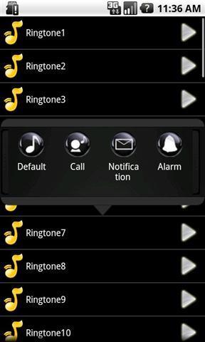 Android流行的铃声截图1