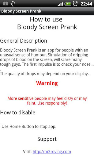 Bloody Screen Prank截图3