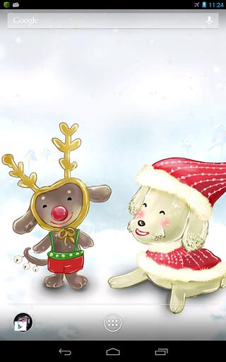 Cartoon Snow Live Wallpaper截图4