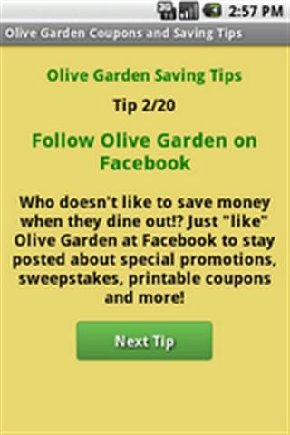 Olive Garden省钱秘诀截图4