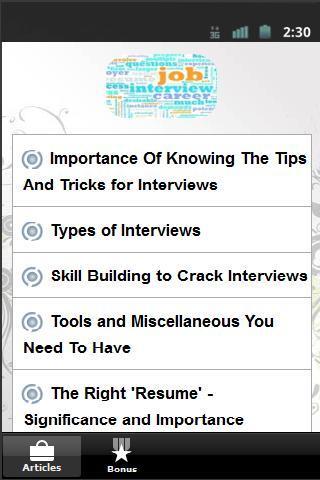 Interview Tips And Tricks截图3