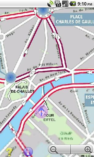 Offline GPS Paris bike paths截图2