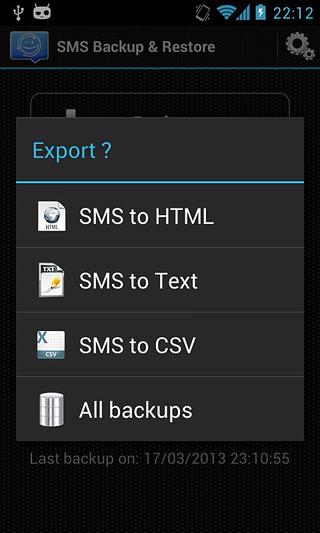 SMS Backup & Restore截图2