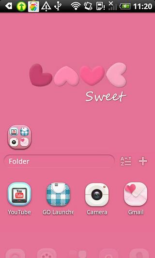 Sweet Valentine Theme Go截图2