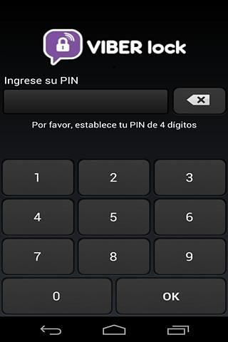 Viber的锁定：保持您的信息安全截图6