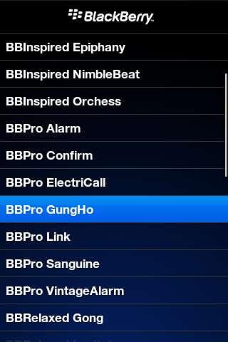 黑莓手机铃声截图2