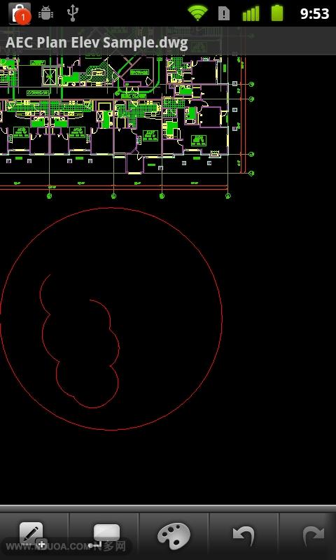 AutoCAD WS 绘图工具截图2