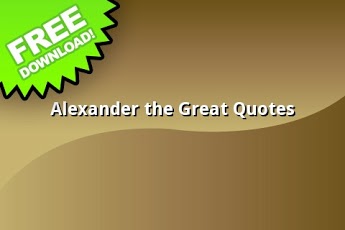 Alexander The Great Quotes截图1