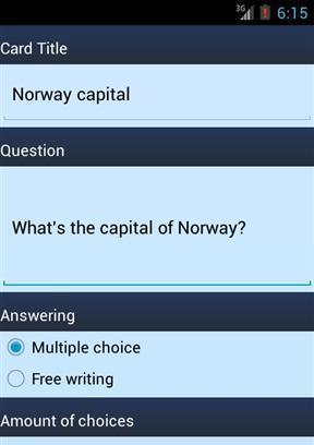 Flashcard Quiz Creator截图3
