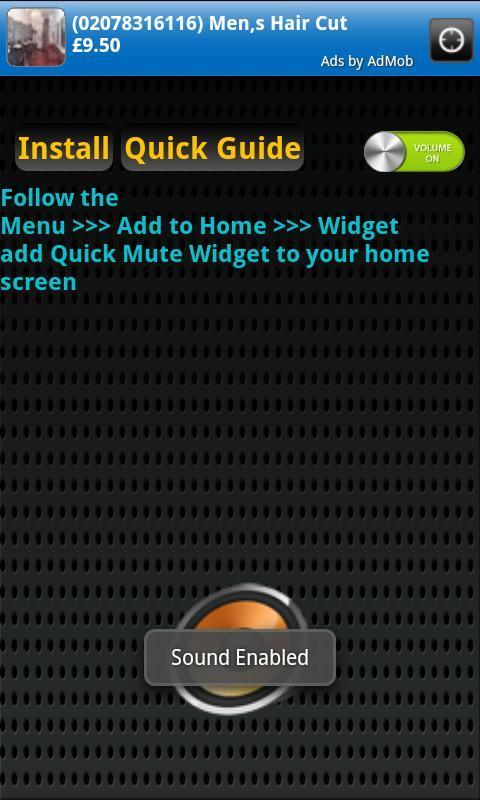 Quick Mute Widget截图1