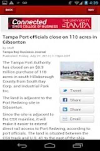 Tampa Bay Business Journal截图2