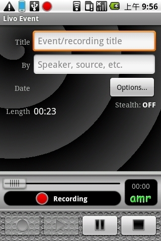 Gphone录音软件——Livo Recorder Pro 多功能录音器截图2