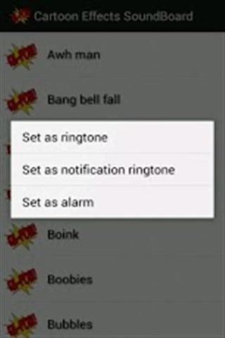 卡通效果铃声截图2