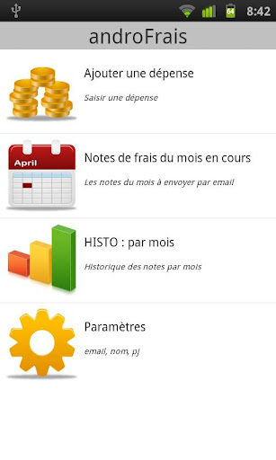 AndroFrais Note de Frais截图5