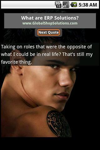 Taylor Lautner Quotes截图1