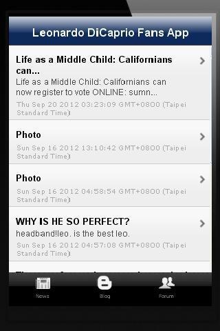 Leonardo DiCaprio Fans App截图3