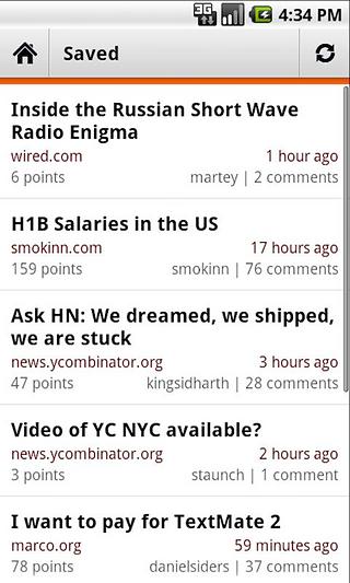 Hacker News Droid截图6