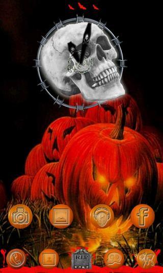 Halloween Style Clock截图1