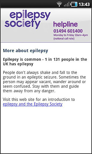 癫痫协会 epilepsy society截图1