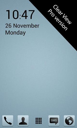 ClearView Go Launcher EX Theme截图3