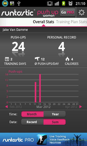 runtastic Push-Up Woman截图6