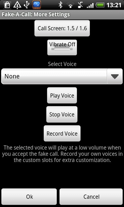 Fake-A-Call Lite截图3