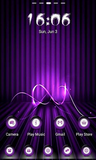 MyPurple Go Launcher Theme截图1