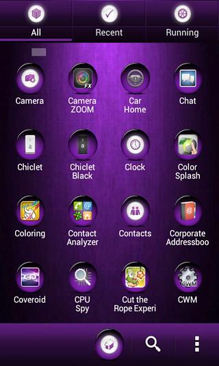 MyPurple Go Launcher Theme截图4