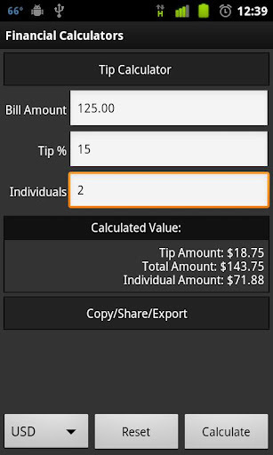 Financial Calculators Lite截图2