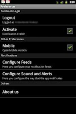 FB Notifier Beta截图1