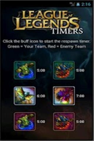 联赛传奇的计时器 League of Legends Timers截图2