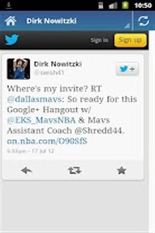 Dallas Mavericks Twitters截图4