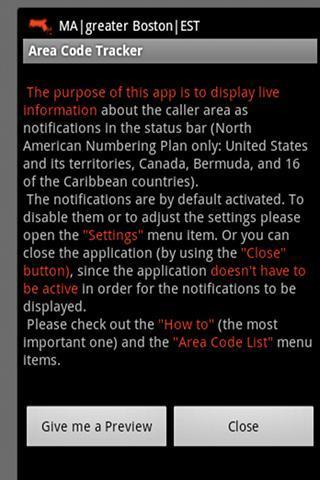 Area Code Tracker截图1