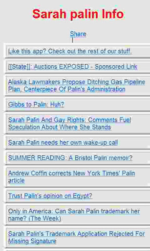 Sarah Palin News截图1