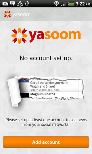 yasoom (Facebook,Twitter,4sq)截图3