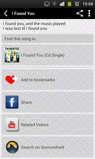 The Wanted Lyrics截图2