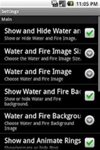 水与火的动态壁纸截图1