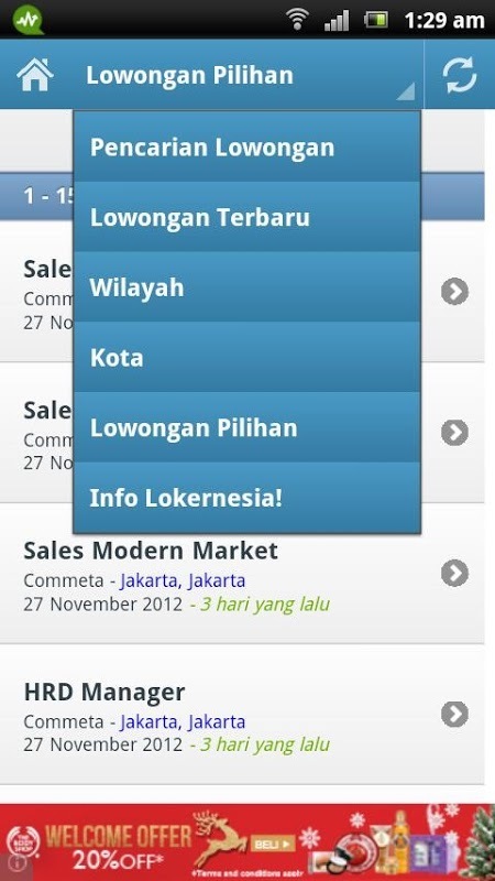 Lowongan Kerja Lokernesia!截图2