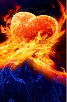 Heart On Fire Live Wallpaper 截图1